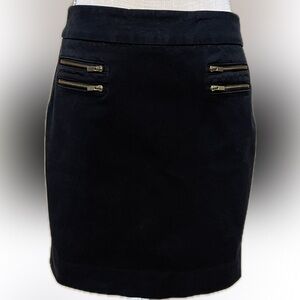 Banana Republic Black Mini Skirt Sz 6P